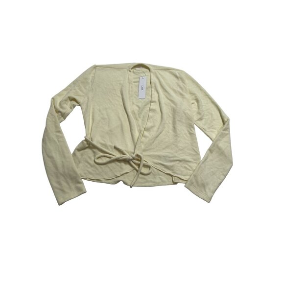 TEA YOU Aline Wrap Top in Buttermilk - Picture 1 of 5